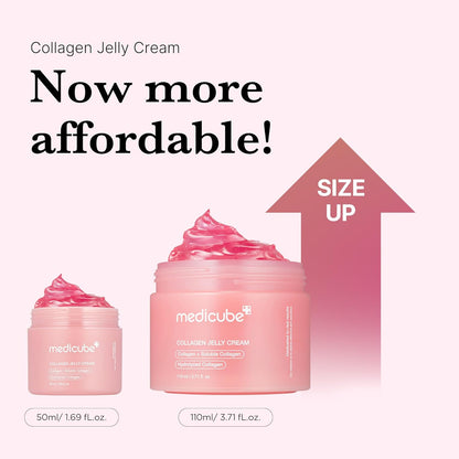 Crème À La Gelée De Collagène - Niacinamide Et Collagène Hydrolysé Lyophilisé - Augmente L'Hydratation De La Barrière De La Peau Et Donne Un Aspect Brillant Et Lifté 24H