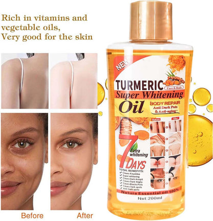 Huile Soft 7, Huile De Curcuma Soft 7, Huile Soft7, Barre De Savon Au Miel Et Au Curcuma Soft 7, Huile De Curcuma Pour La Peau, Huile Corporelle Veetgold, Huile Corporelle Au Curcuma (1PCS)