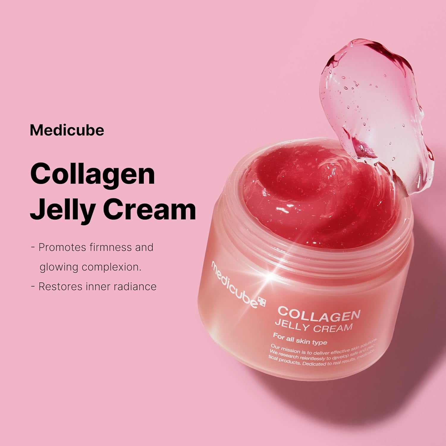 Crème À La Gelée De Collagène - Niacinamide Et Collagène Hydrolysé Lyophilisé - Augmente L'Hydratation De La Barrière De La Peau Et Donne Un Aspect Brillant Et Lifté 24H