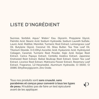 Turmeric & Kojic Acid Soap | Savon Visage Et Corps Au Curcuma | Skincare Coréenne anti Tache Antiseptique Femme Homme | Savon Éclaircissant Peau Noir Rapide Efficace | 2 Barres